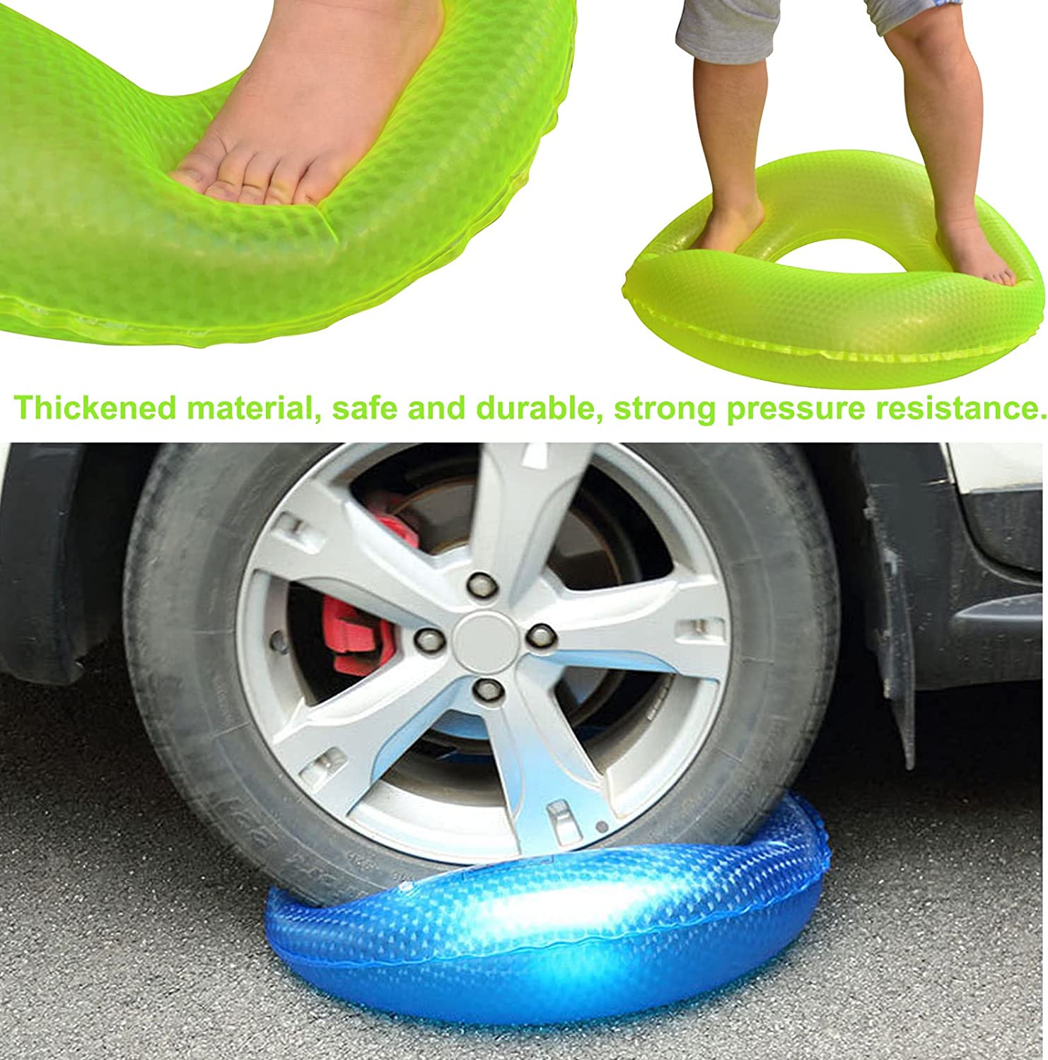 GOOGOO BIRD Matte Neon Color Inflatable Swimming Ring Float Tube For ...
