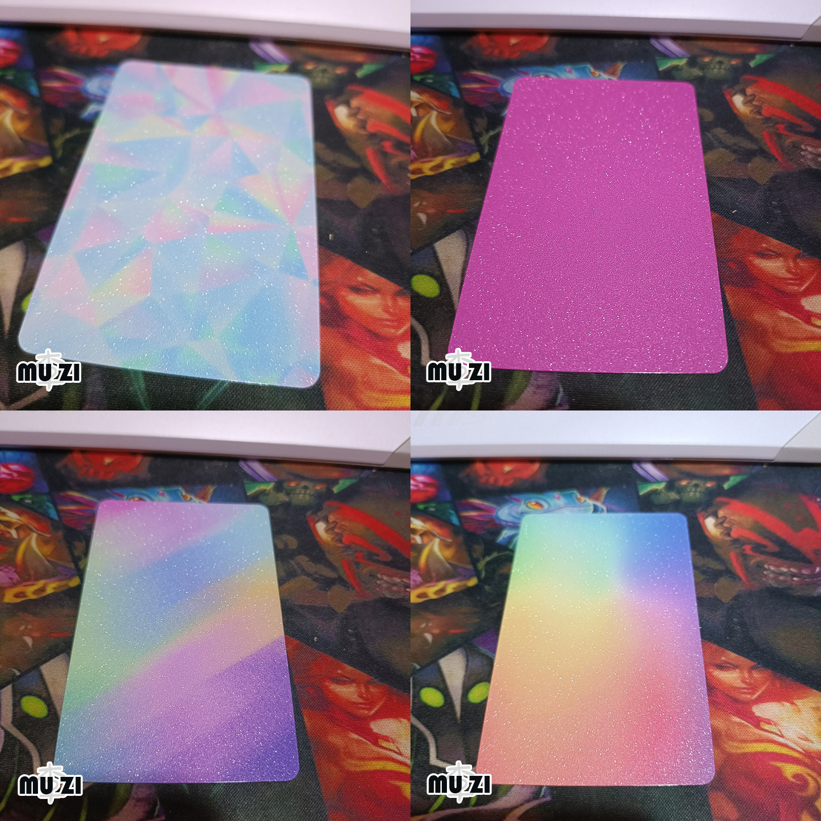 Glitter Color TnG Card STICKER NFC STICKER Waterproof Thick Hard ...