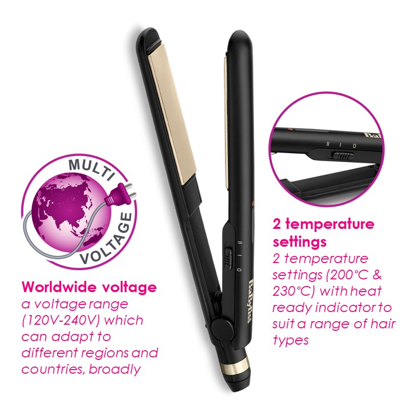 Babyliss 2084u ombre shop 230 straightener review