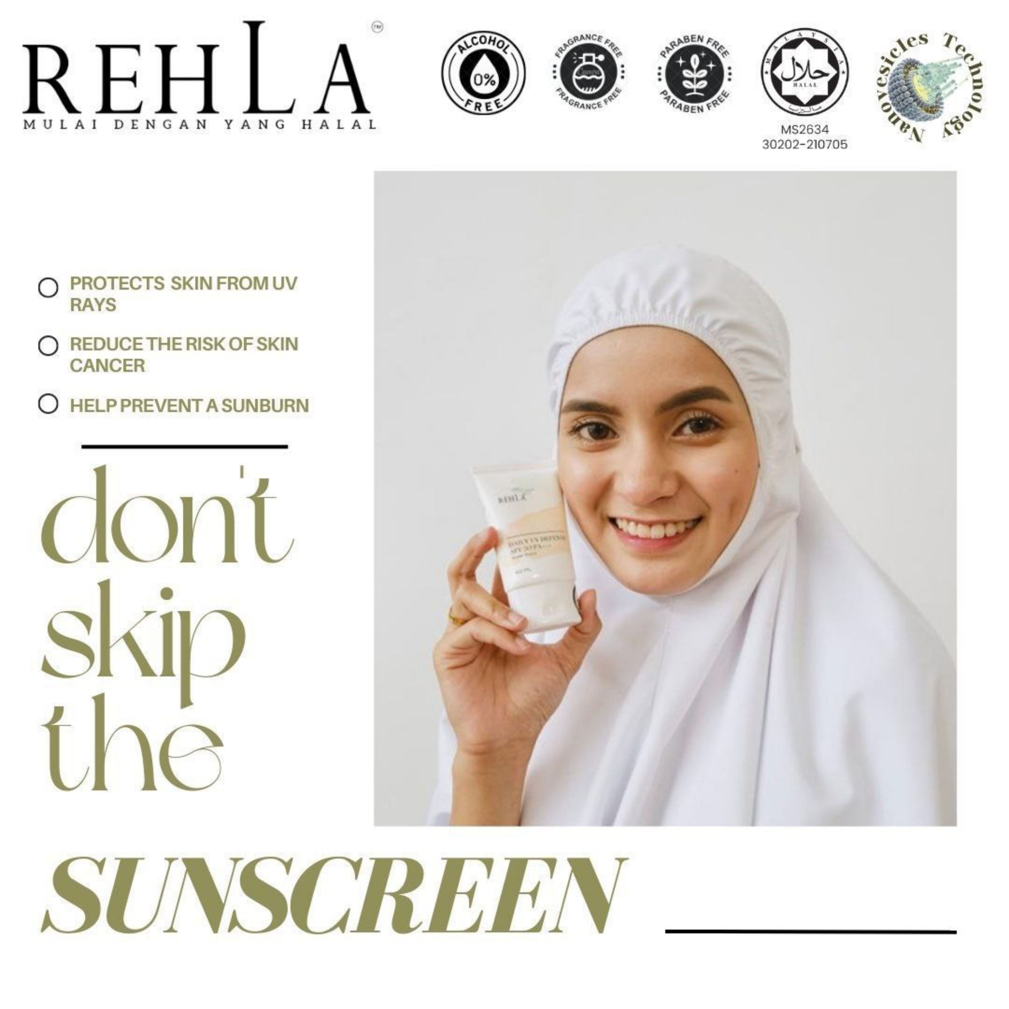 REHLA NATURAL SKIN CARE BODY CARE MESRA IHRAM HAJI UMRAH HARIAN ...