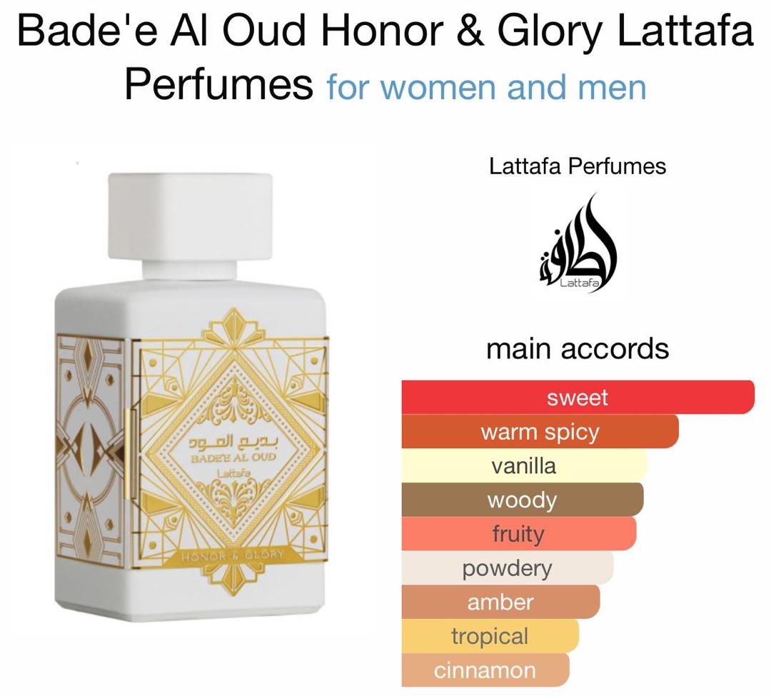 Bade'e AL Oud Honor Glory EDP 100m Perfume By Lattat Original