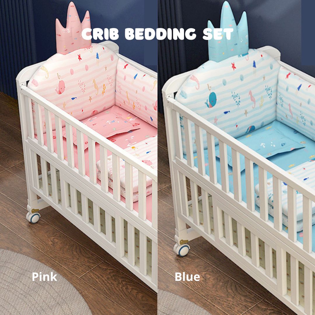 Bedding Set Twin Baby Cot Bed Toddler Bedding Matching Crib And