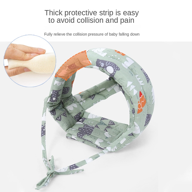 Baby Protection Head Adjustable Soft Safety Baby Helmet Walk Safety ...