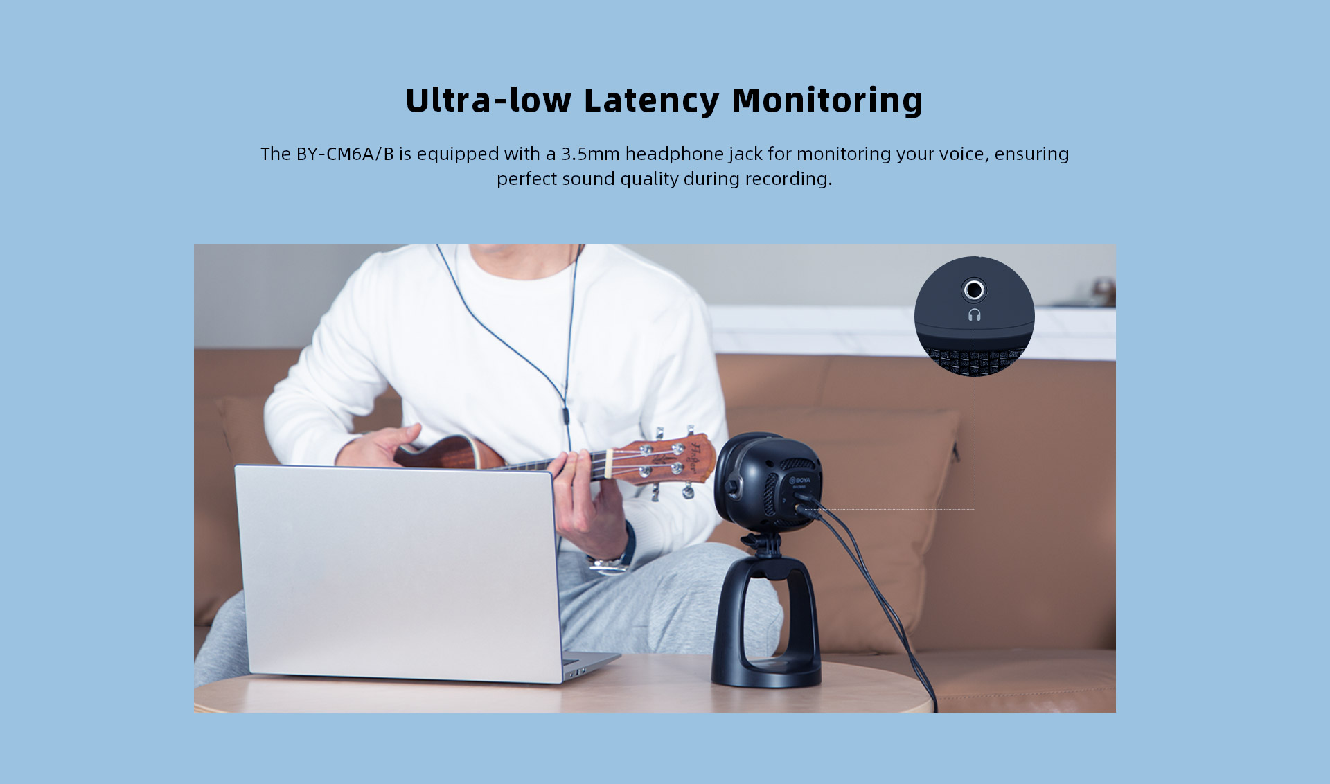 BOYA All in One Webcam BY-CM6A / BY-CM6B with 1080p / 4K Resolution ...