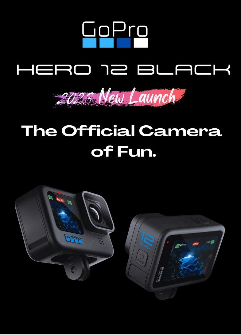 (🔥NEW LAUNCH🔥) Gopro HERO 12 BLACK / HERO12 5.3K Video Resolution HDR ...