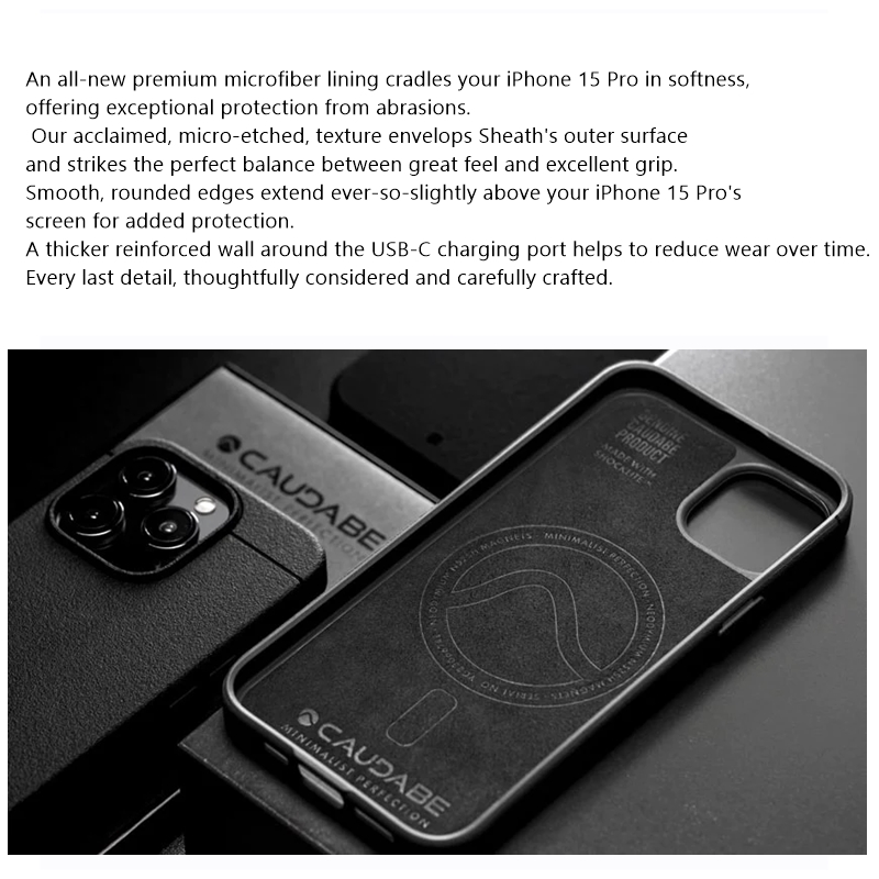 Original Caudabe shealth magcharge magnetic casing for iPhone 16 Pro ...