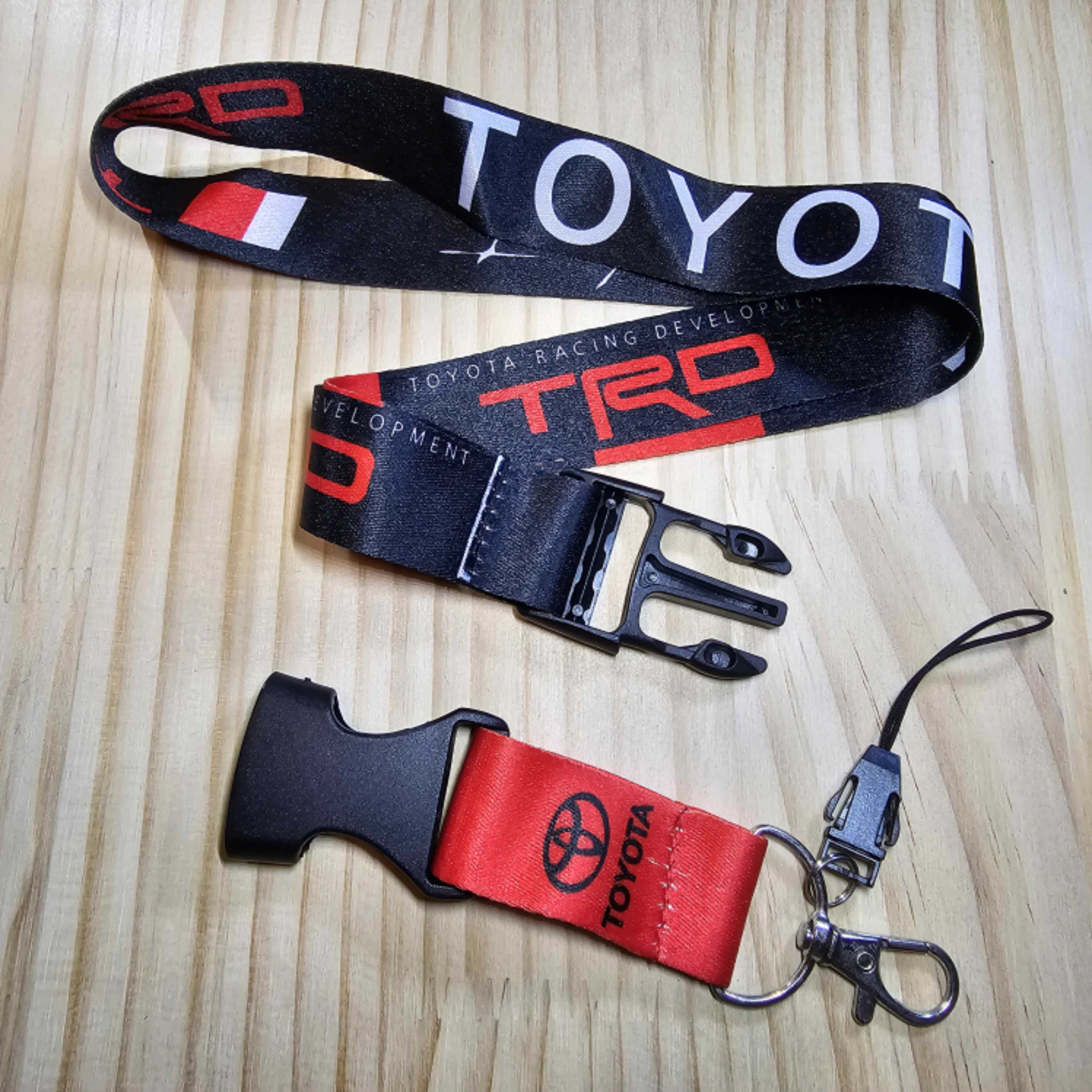 Toyota TRD trd racing development Fabric Keychain and Polyester Nylon ...