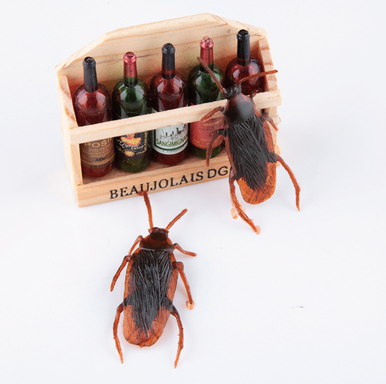 MILLIE Rubber Fake Cockroach Toy Lifelike Cockroach Toys Prank And ...