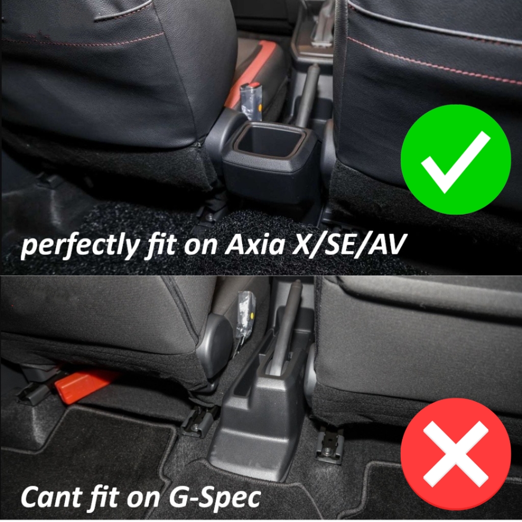 Perodua Axia New 2023 Axia 2023 2024 Premium USB Double Layer Arm Rest Armrest Cup Holder Drink