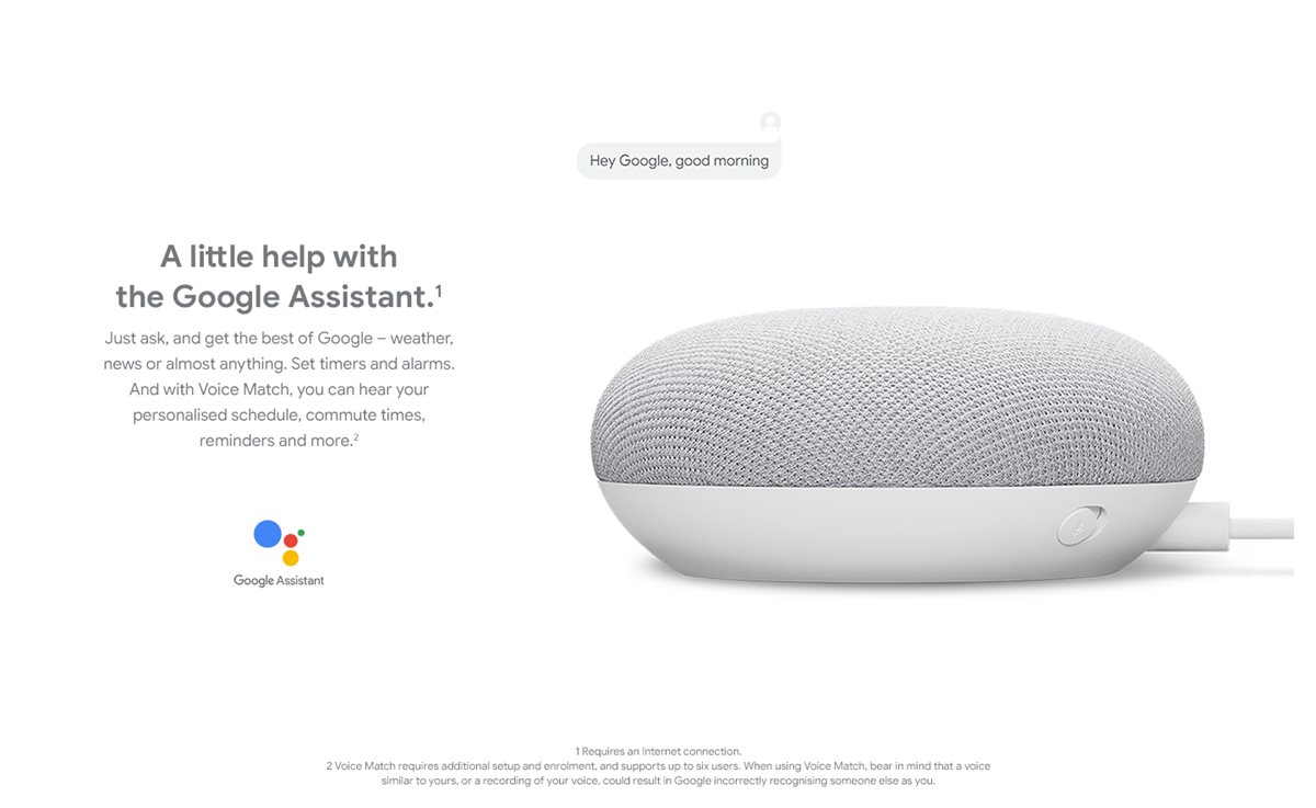 Google Nest Mini 2nd Gen Smart Home Device with Google Assistant, US ...