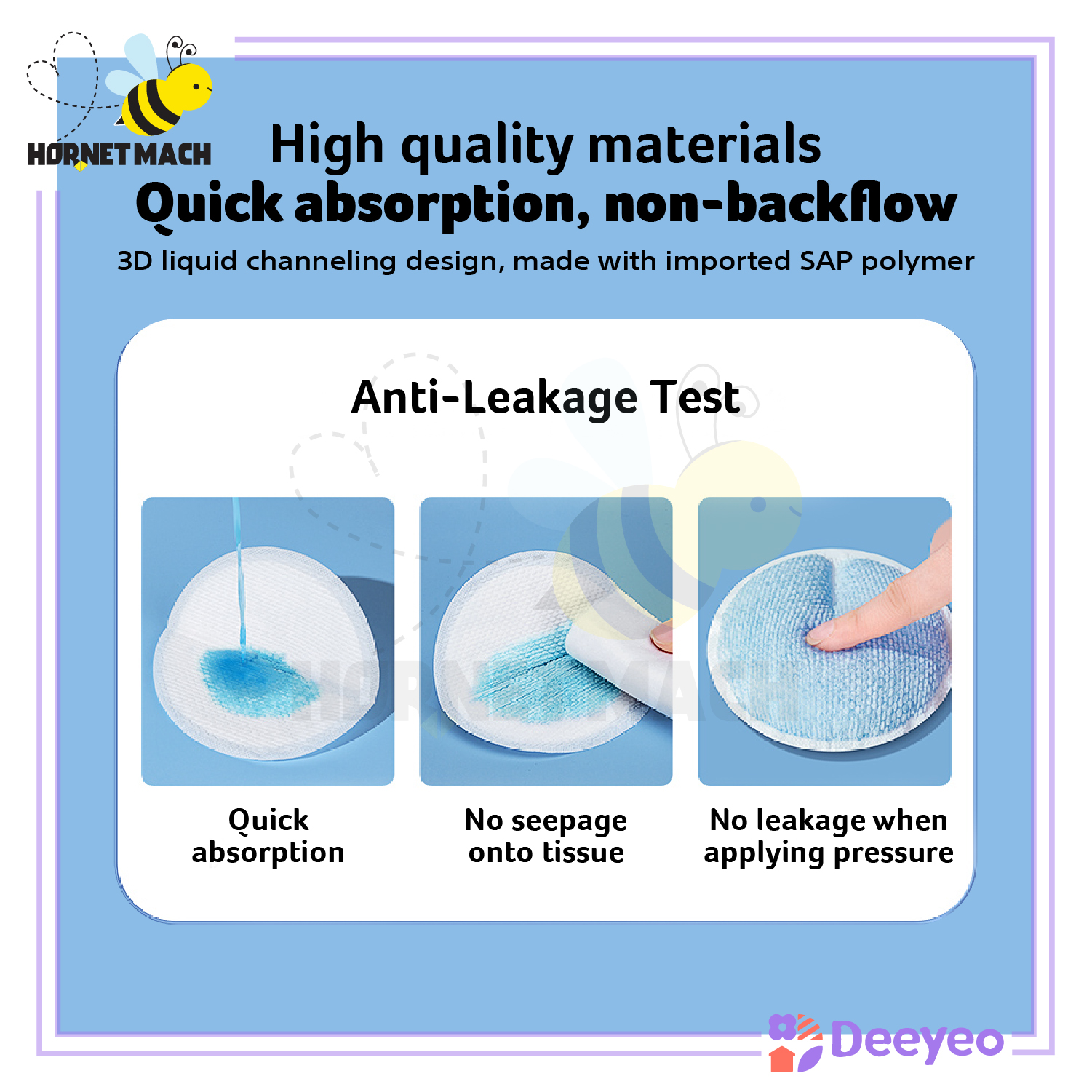 Deeyeo Premium Disposable Ultra Thin Anti Overflow Maternity Breast ...