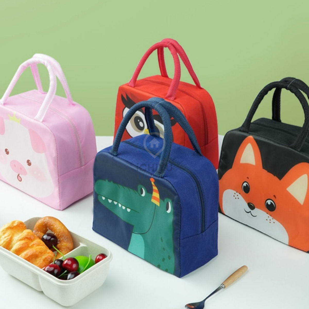 Cartoon Thermal Cooler Lunch Bag For Kids Adult Beg Bekal Makanan 便当 ...