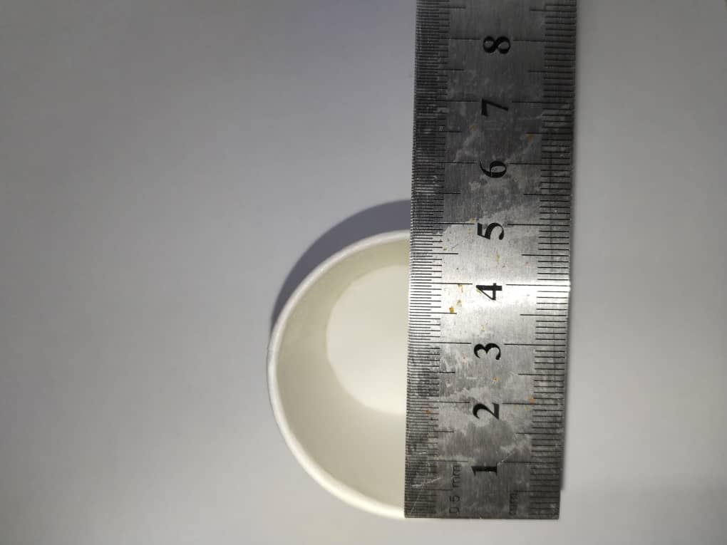 【100/50 pieces/pack】 Paper sampling cup small disposable white 50ml 2 ...