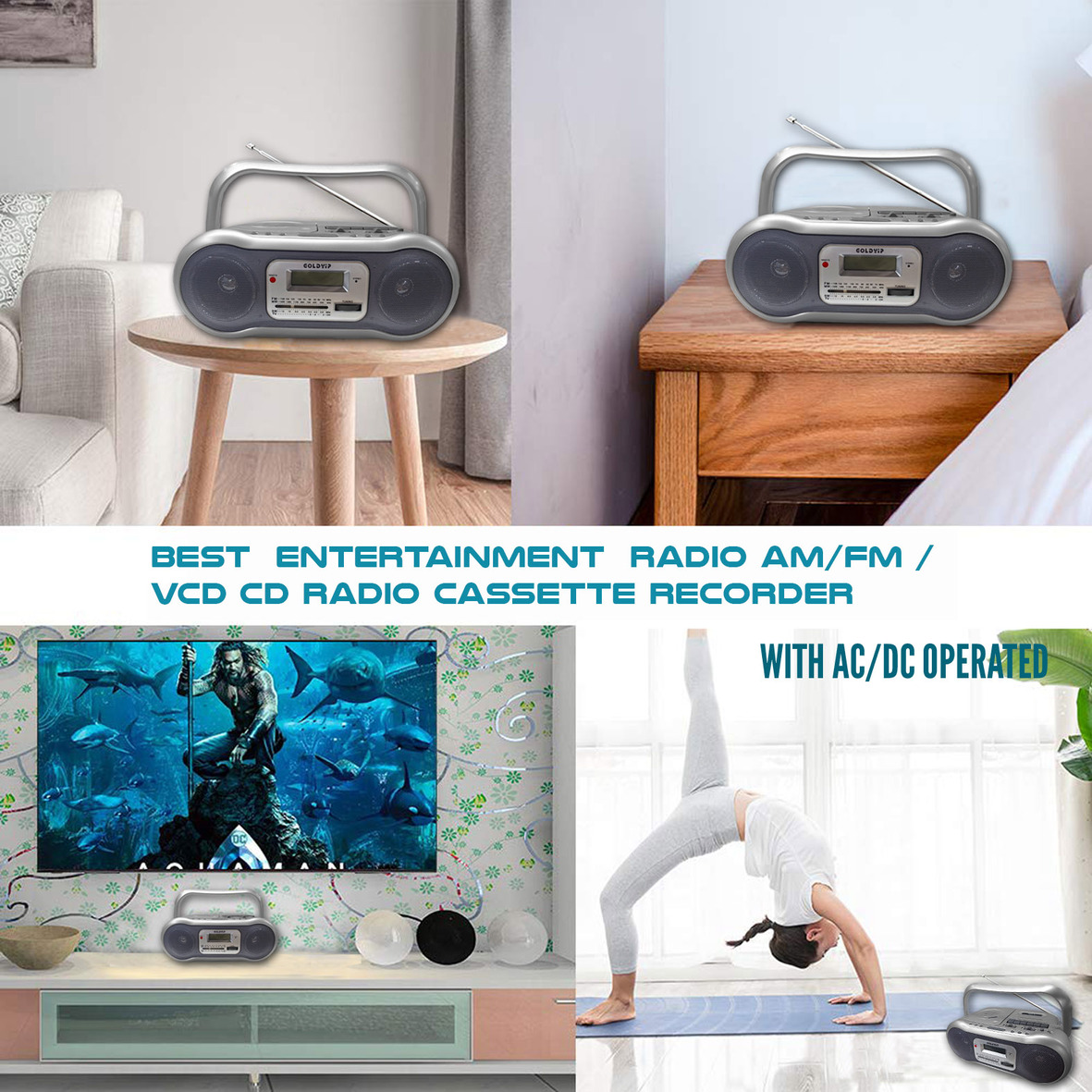 [CLEARANE STOK]GOLDYIP VCD-3120 CD BOOMBOX MICRO HI-FI COMPONENT SYSTEM ...