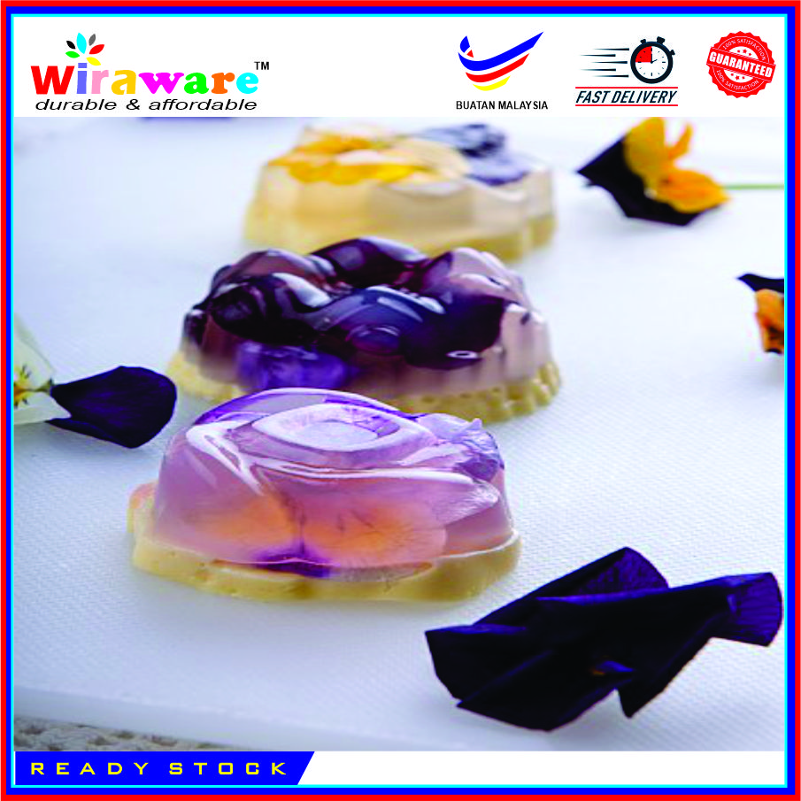 Acuan Pudding Jelly / Rose Jelly Mould / Acuan Kuih Ros (10pcs ...