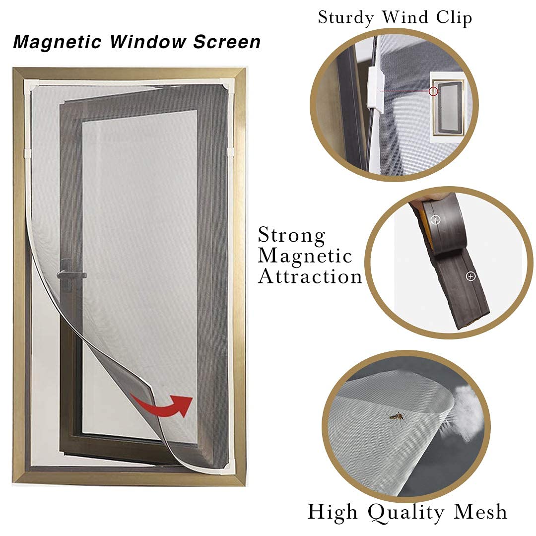 WEFILM Jaring Nyamuk Tingkap Magnetic Mosquito Net DIY Mesh Invisible ...