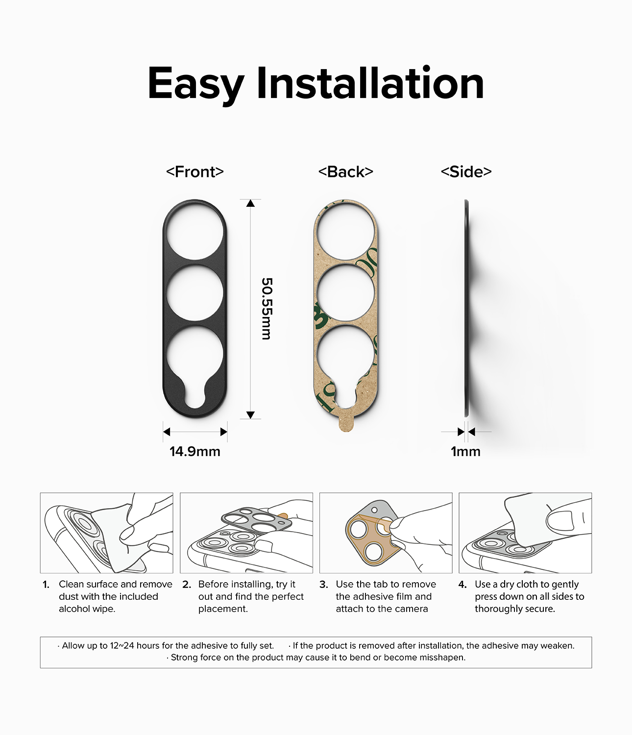 RINGKE® CAMERA STYLING Samsung Galaxy Z Fold 4 Camera Lens Protector ...