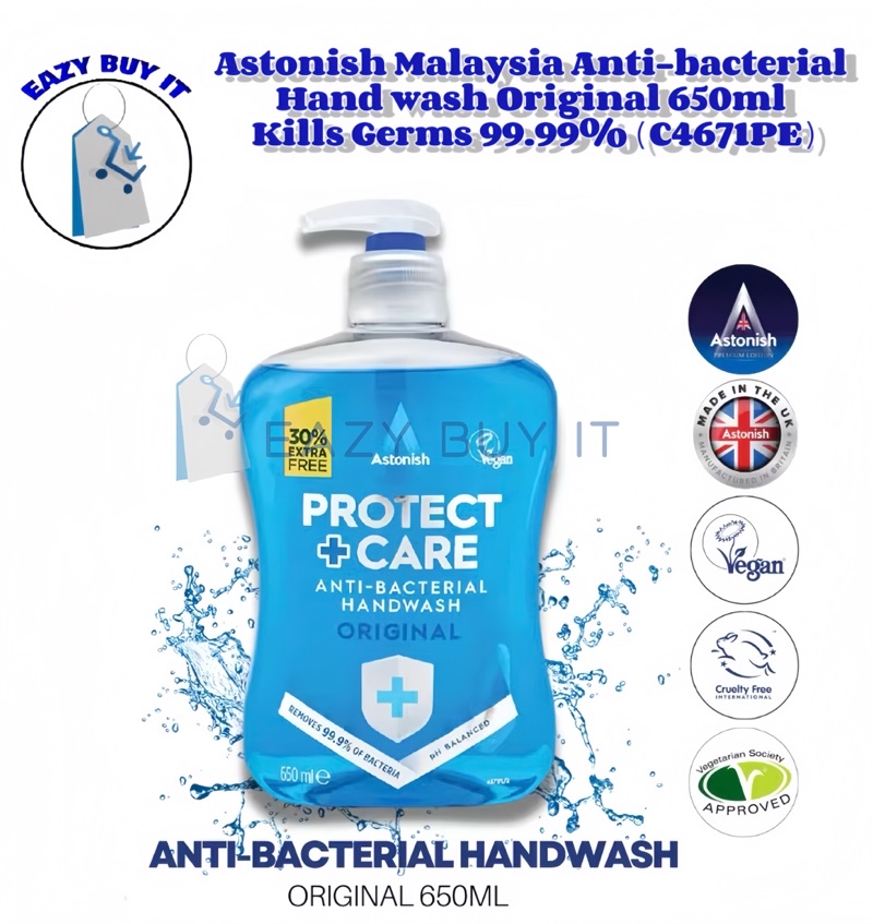 Astonish Clean & Protect Antibacterial Handwash (c4671) - 650ml 