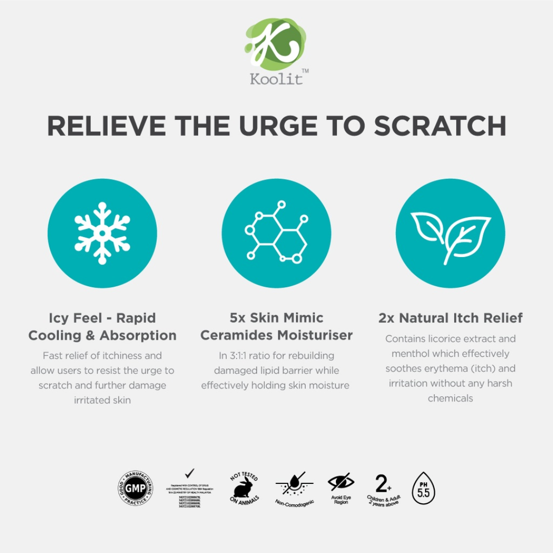 Koolit Cooling Body Moisturiser Itch Relief (100ml) | Shopee Malaysia