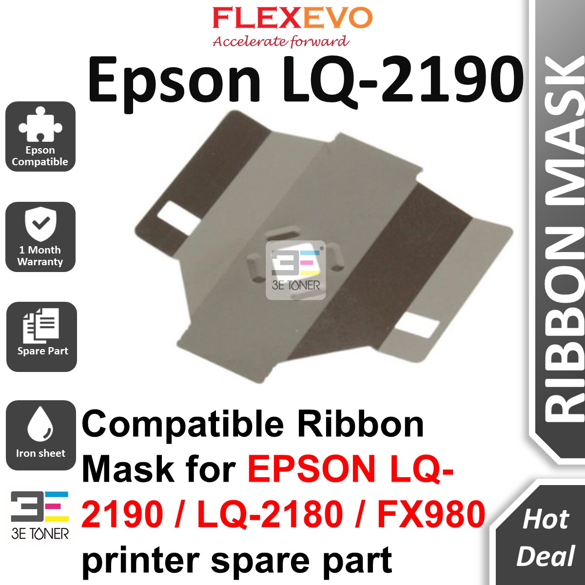 Ribbon Mask Compatible Epson LQ2190 LQ 2190 for Epson LQ-2190 LQ-2180 ...
