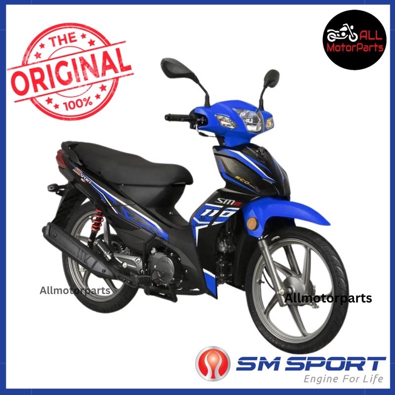 [100% ORI] SM SPORT 110E 110/E ( N2 ) [ DRUM ] BODY COVER SET WITH ...