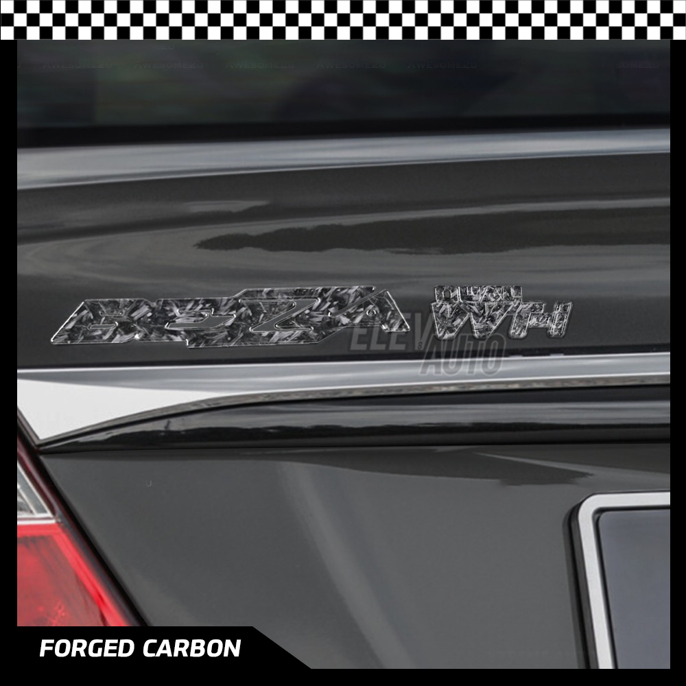 Perodua Bezza Logo Emblem Carbon Fiber Black BEZZA VVTI AV X Rear Car ...