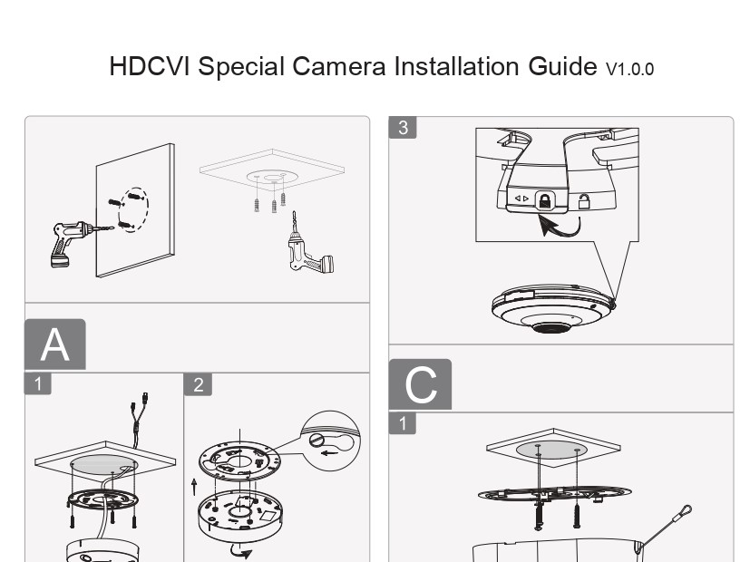 Dahua Série Panoramique Intégré Efficace Ir Illuminator Heat Map Ipc-ew5541-as 5