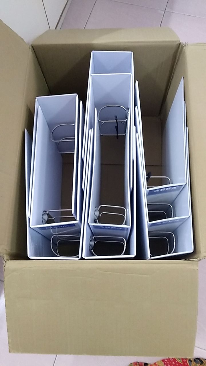 (BOX) Abba 25mm / 40mm / 50mm / 65mm PVC 2D Ring File A4 Insert Binder ...