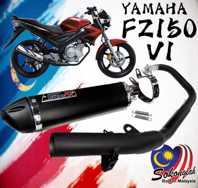 FZ150 FZ FZ150i V1 Exhaust Racing Ekzos EPOWER Turbo R3 ejm exzos exos ...