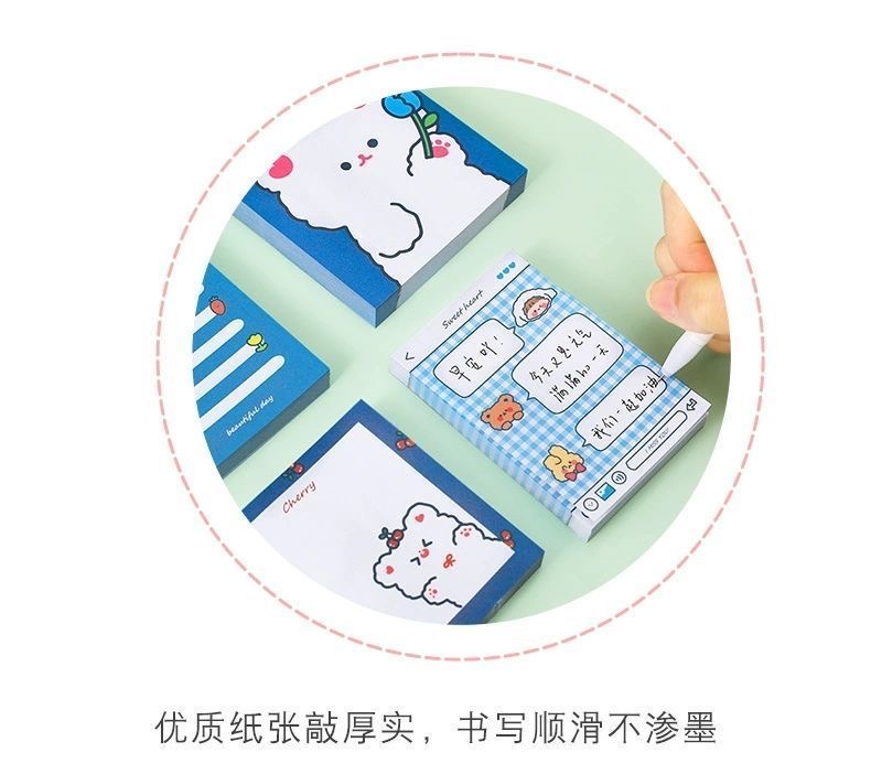 Nota Lekat🎀Sticky Notes Cute Bear Memo Label Sticker Stationery Student ...