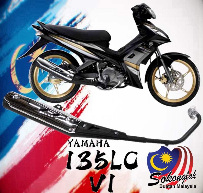 YAMAHA LC LC135 135LC V1 V2 V3 V4 4S 5S EXHAUST STANDARD EJM MUFFLER ...