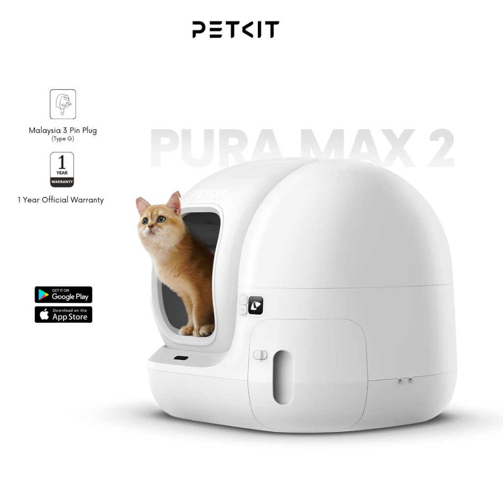 [Ship From Selangor🚚💨] PETKIT PURA MAX 7L Capacity Intelligent Pet Cat ...