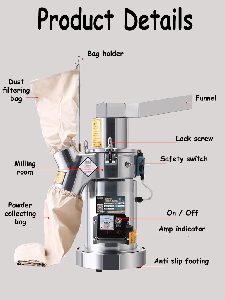 Powder Milling Machine, Pulverizer, Super Fine Powder Grinding, Powder ...