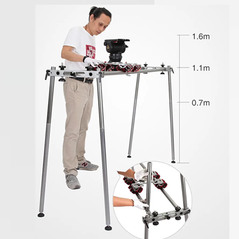 Jiepai DS200L Pro Professional Aluminum Alloy Heavy Splicing Slide Set ...