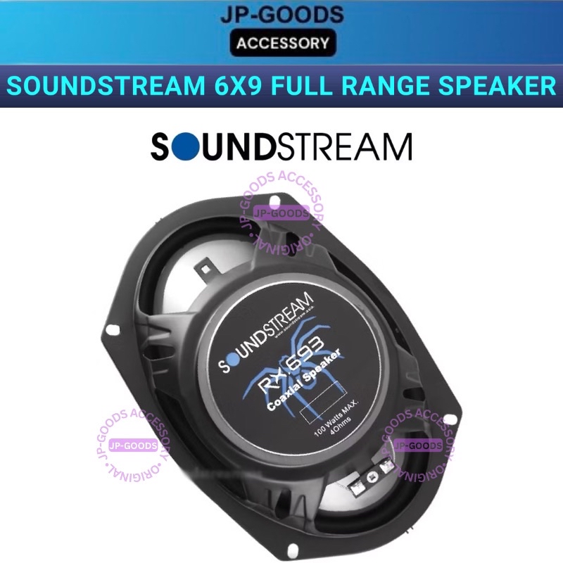 SOUNDSTREAM Full Range Speaker With Mica Injection Woofer ( 6 x 9” ) RX ...