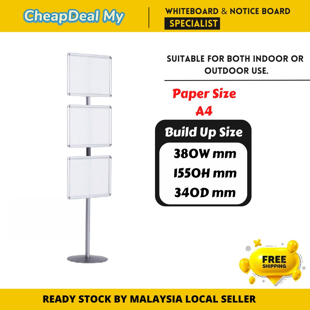 Poster stand/Menu stand/display stand/3 poster stand/multi poster stand ...