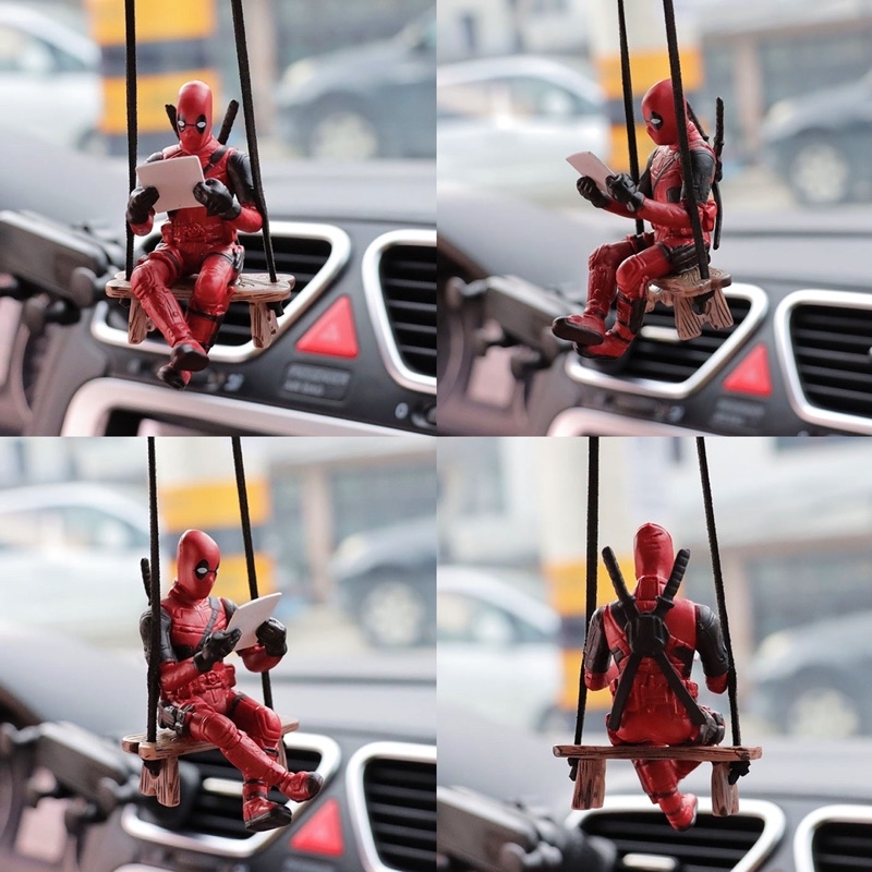 Deadpool Car Rearview Mirror Pendant Car Hanging Decoration | Shopee ...