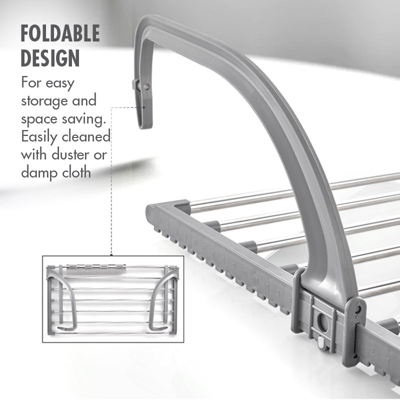 HOUZE Extendable and Adjustable Wall Hanging Radiator Airer - Large ...
