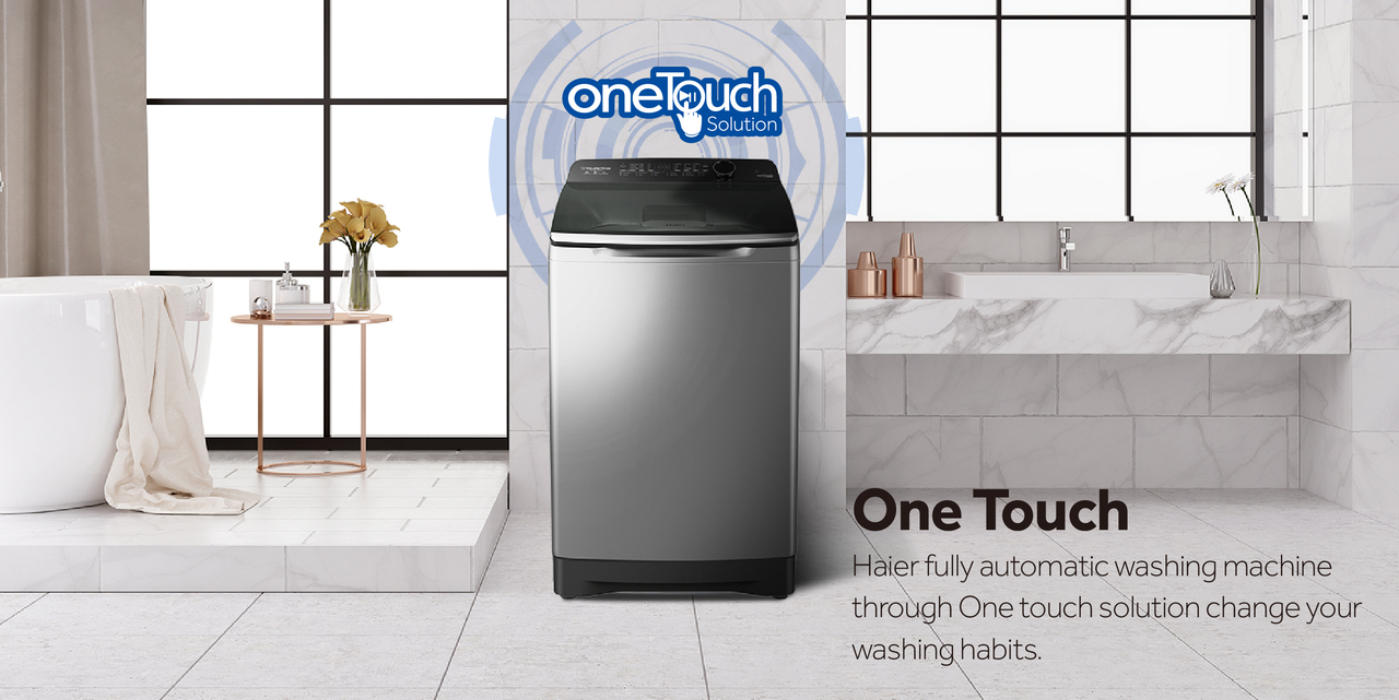 Family using Haier 12kg Washing Machine