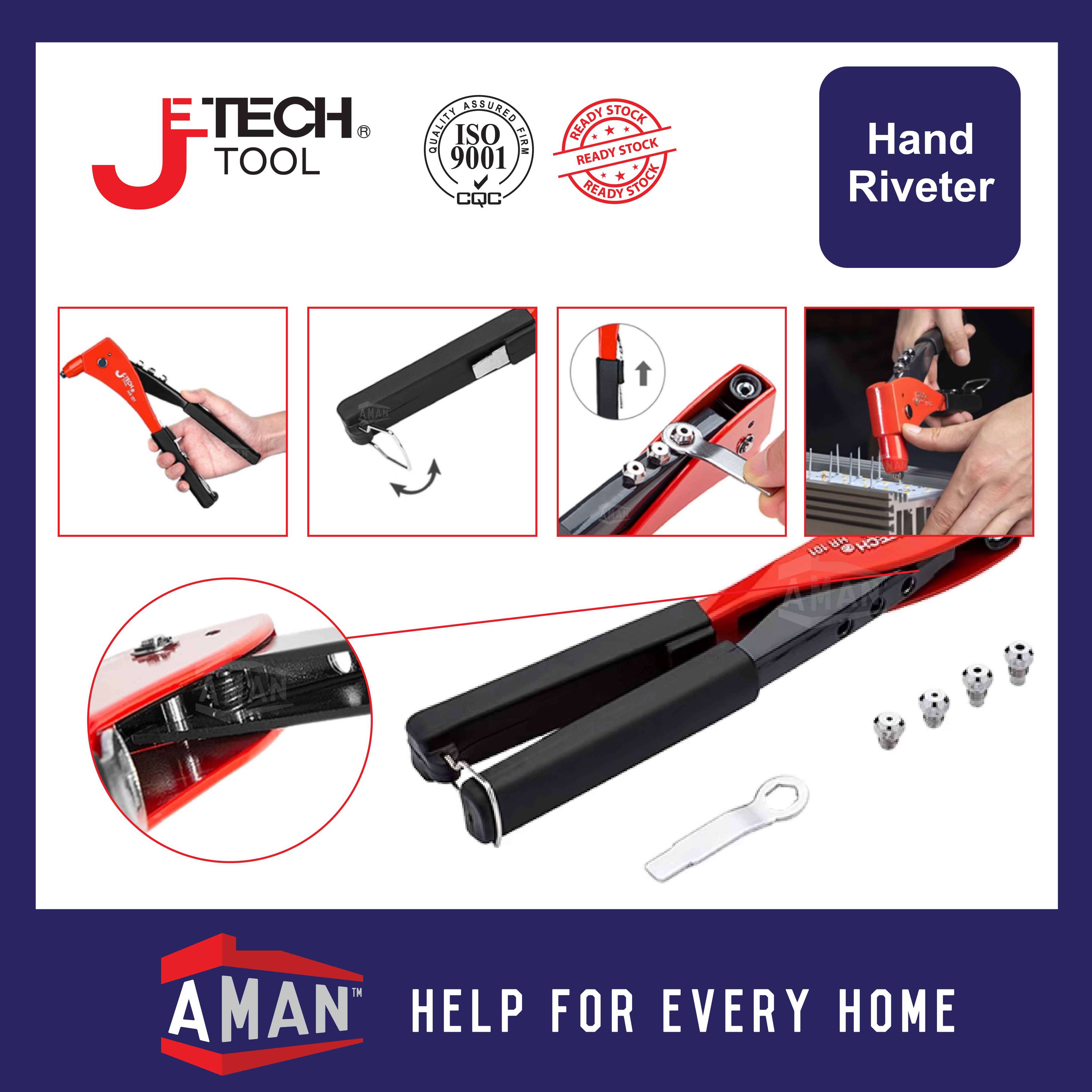 JETECH Hand Riveter Heavy Duty Riveter Pop Rivet Riveting Manual ...