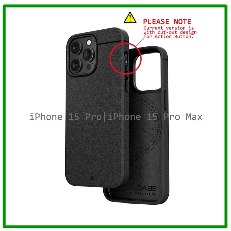 CAUDABE SHEATH minimalist shock magcharge casing case for iPhone 15 14 ...