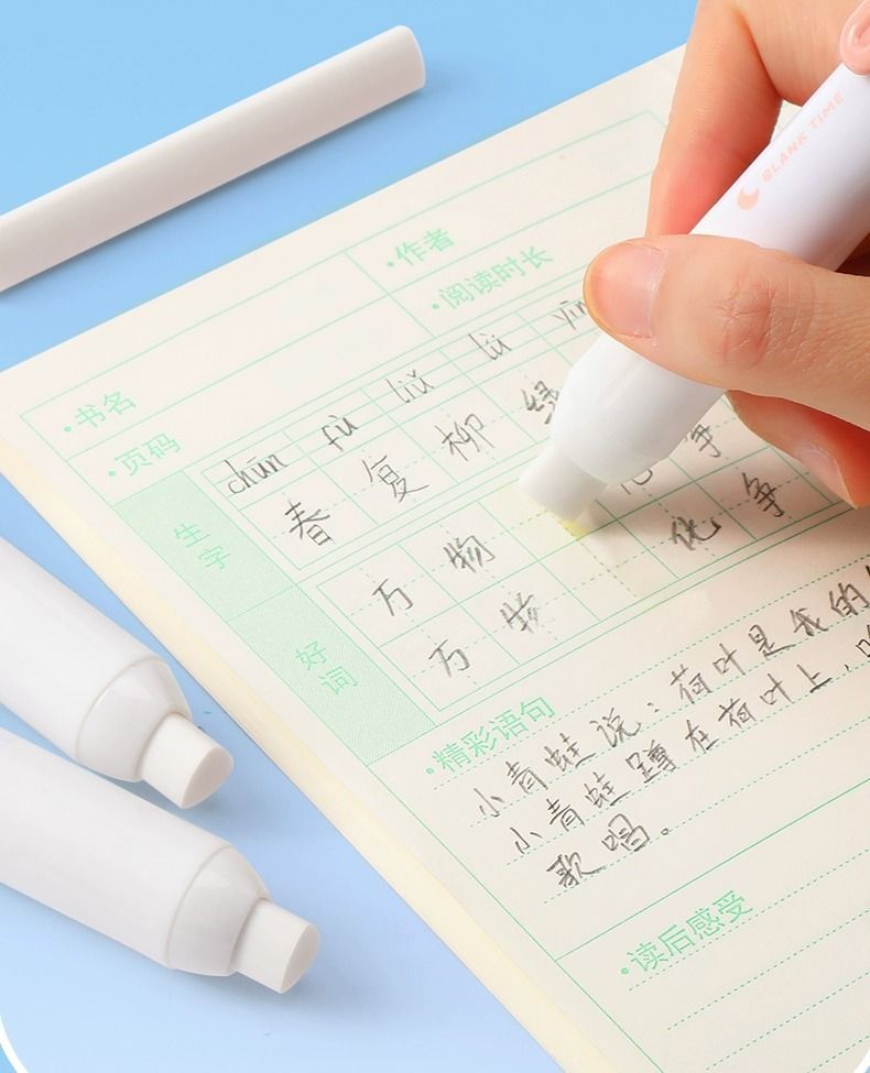 现货 晨光按动式橡皮擦 Cute Eraser Pen Rubber Cleaner Soft 小胖丁高颜值学生橡皮简约按动出芯橡皮 ...