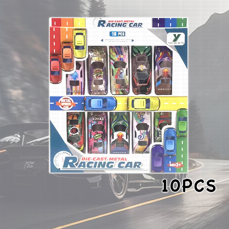 10PCS 15PCS Die Cast Metal Alloy Racing Sports Cars Race Car Vehicle ...