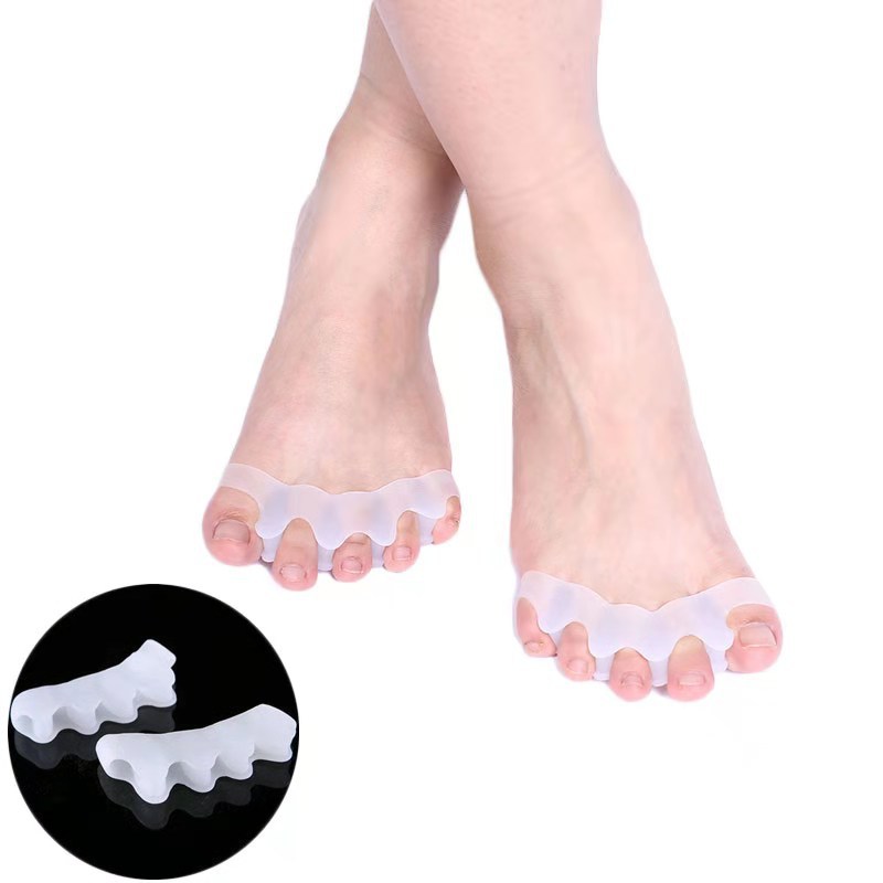 1 Pair SEBS Gel Toe Spacer Separator Bunion Corrector Pain Relief ...