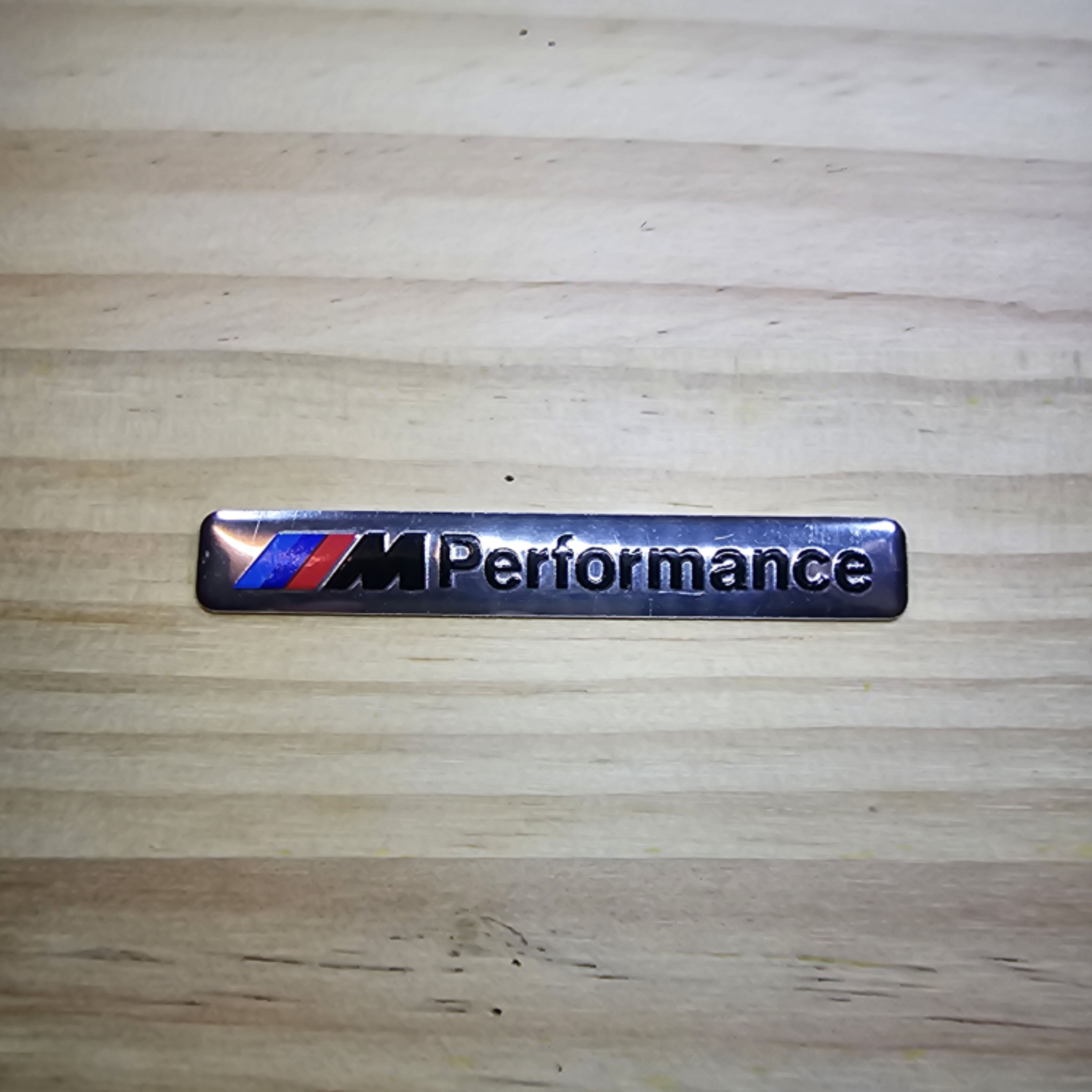 M Performance Abs Chrome Plating Emblem Logo Sticker | Shopee Malaysia