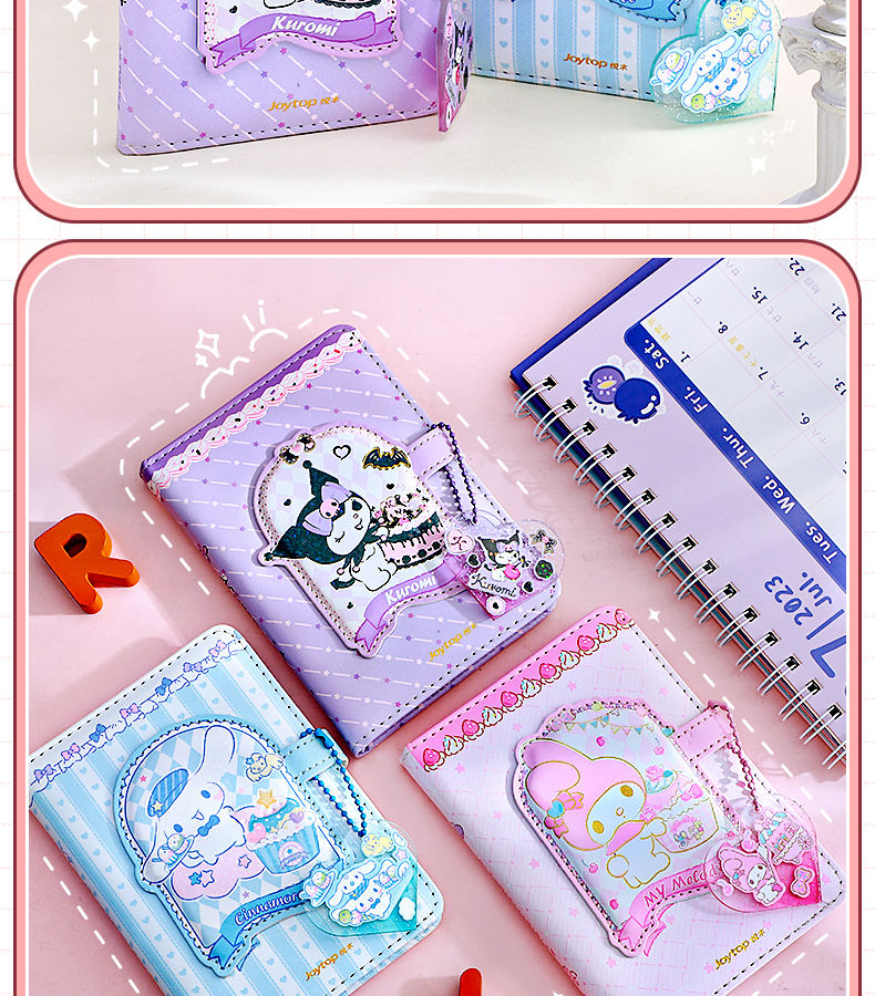 Whitespace A6 Original Sanrio Puffy Notebook with Magnet Buckle Goo ...
