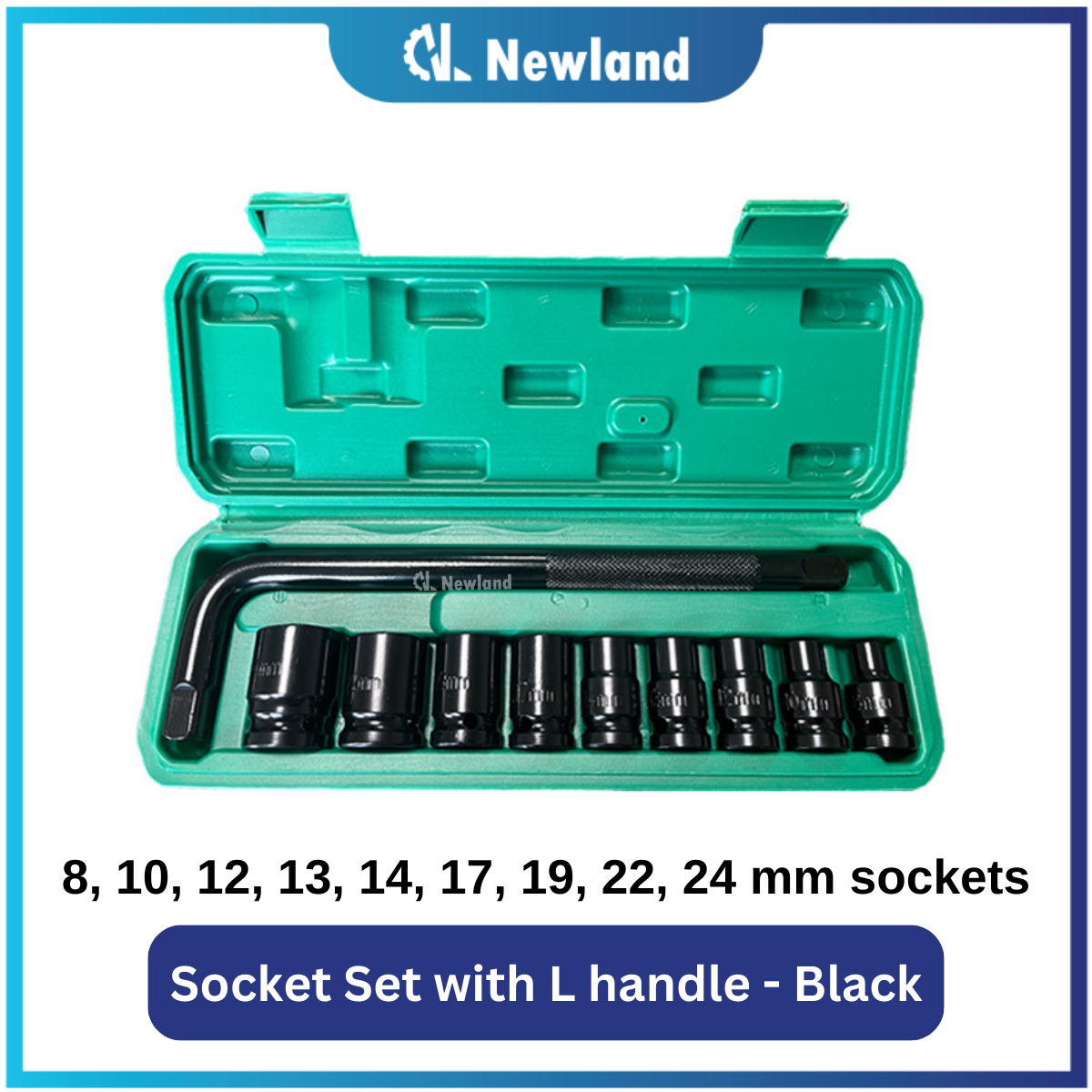 Socket Set / 10pcs 1/2