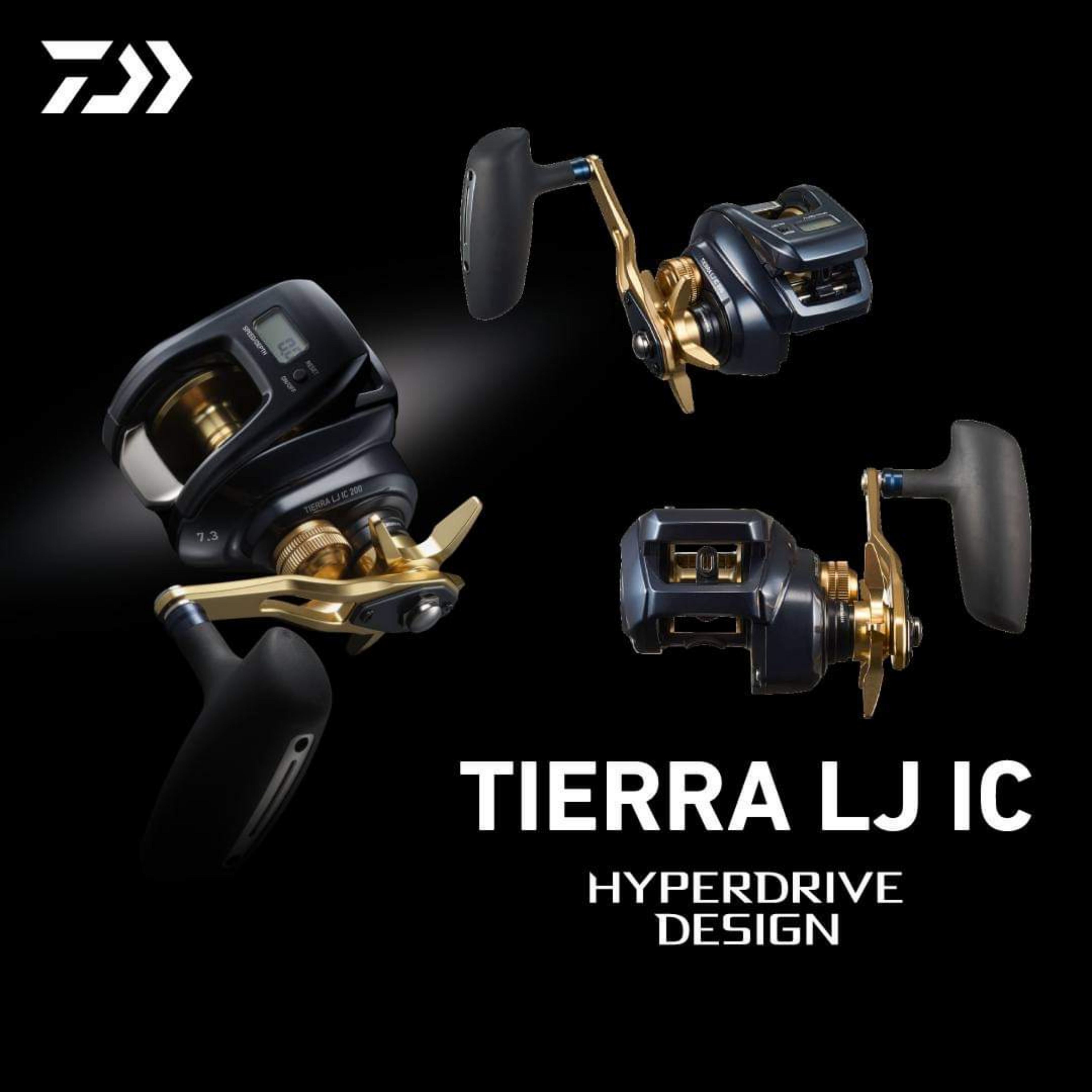 2023 Daiwa Tierra LJ IC 200L/200HL left handle baitcasting reel