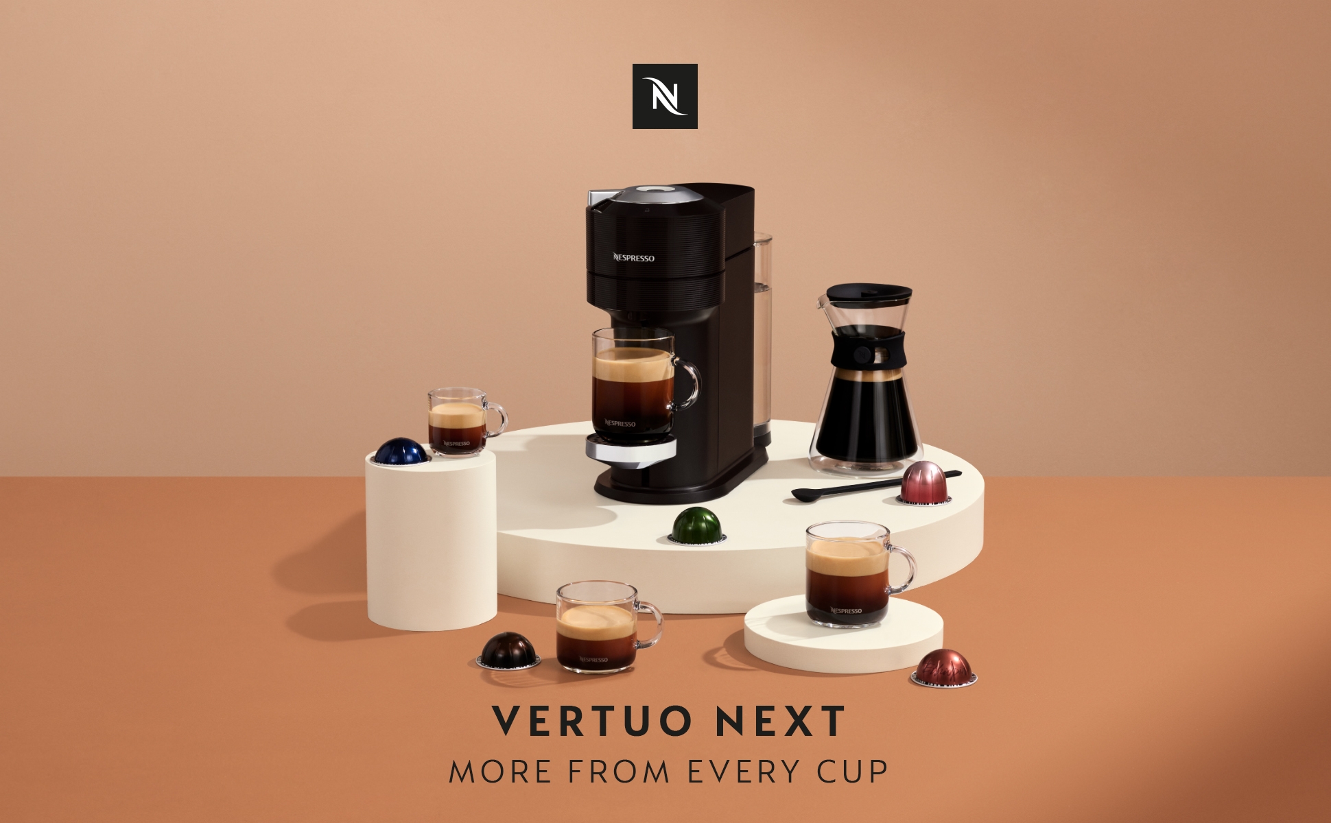 Nespresso Vertuo Next White Coffee Machine GDV1-GB-WH-NE2 | Free RM50  Coffee Credit Voucher 134876 | Shopee Malaysia