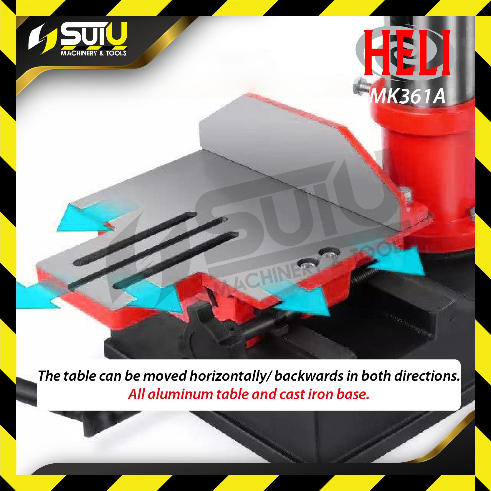 HELI MK361A 13MM Mesin Pahat Kayu / Wood Mortising Machine 750W 2840RPM ...